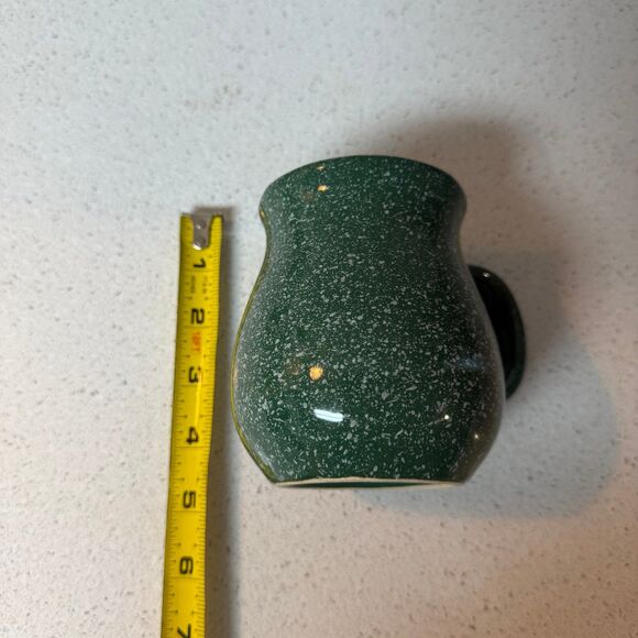 Set of 4 Green Speckled Stoneware Mugs | Irish St Patrick’s Day Christmas - Picture 5 of 5